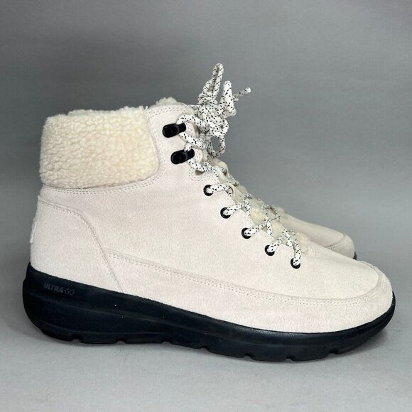 Skechers Women's Size 10 On The Go Glacial Ultra Suede Winter Boots - Picture 1 of 14